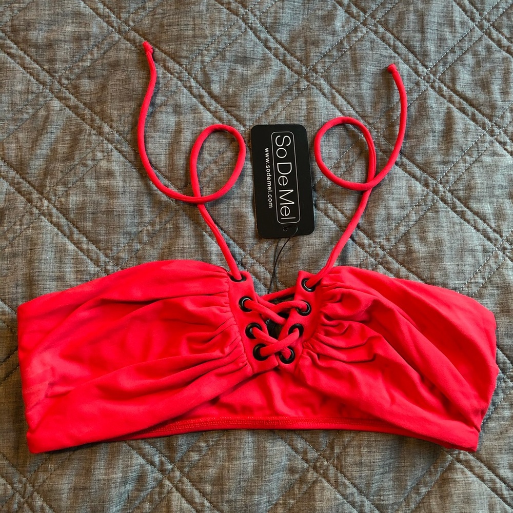 So De Mel red SWIM SUIT * SET * - James Botton